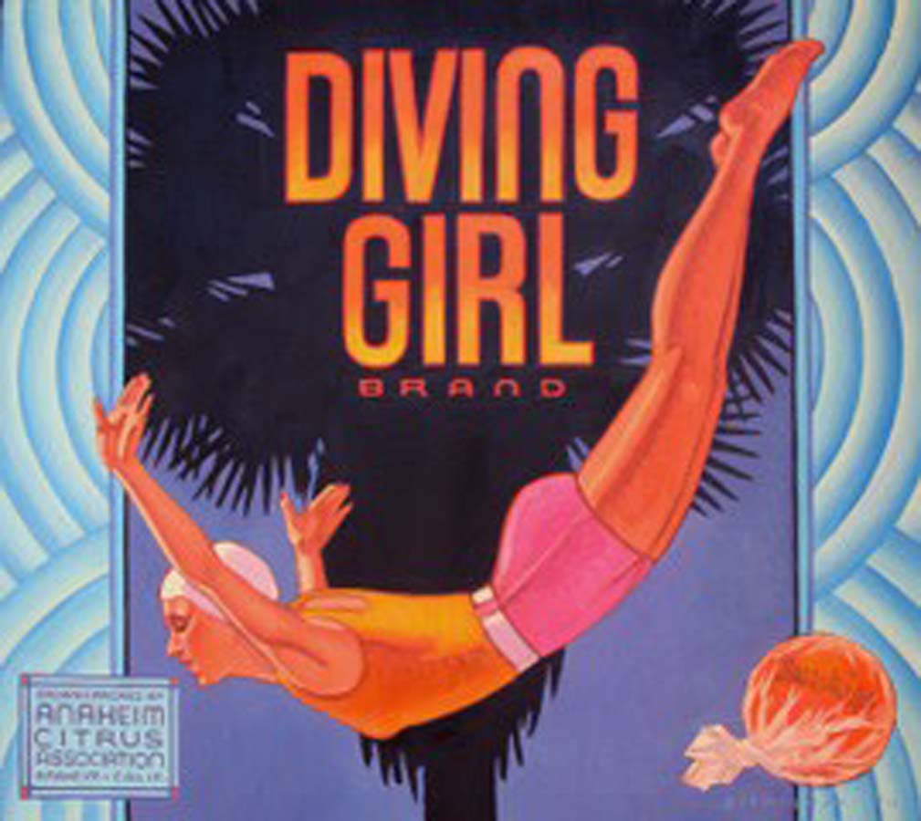 Image of Diving Girl Brand by Dennis Ziemienski