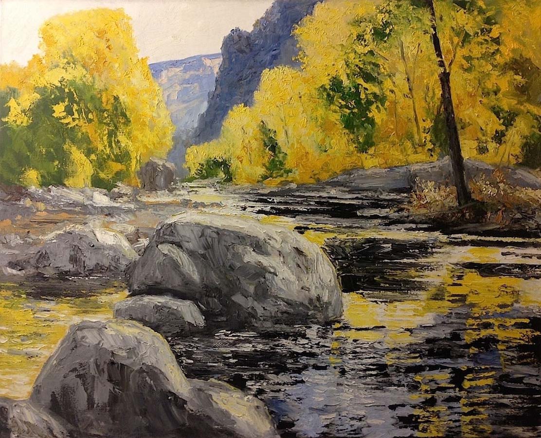 Image of Sabino Canyon - Autumn #3 by James Pringle Cook