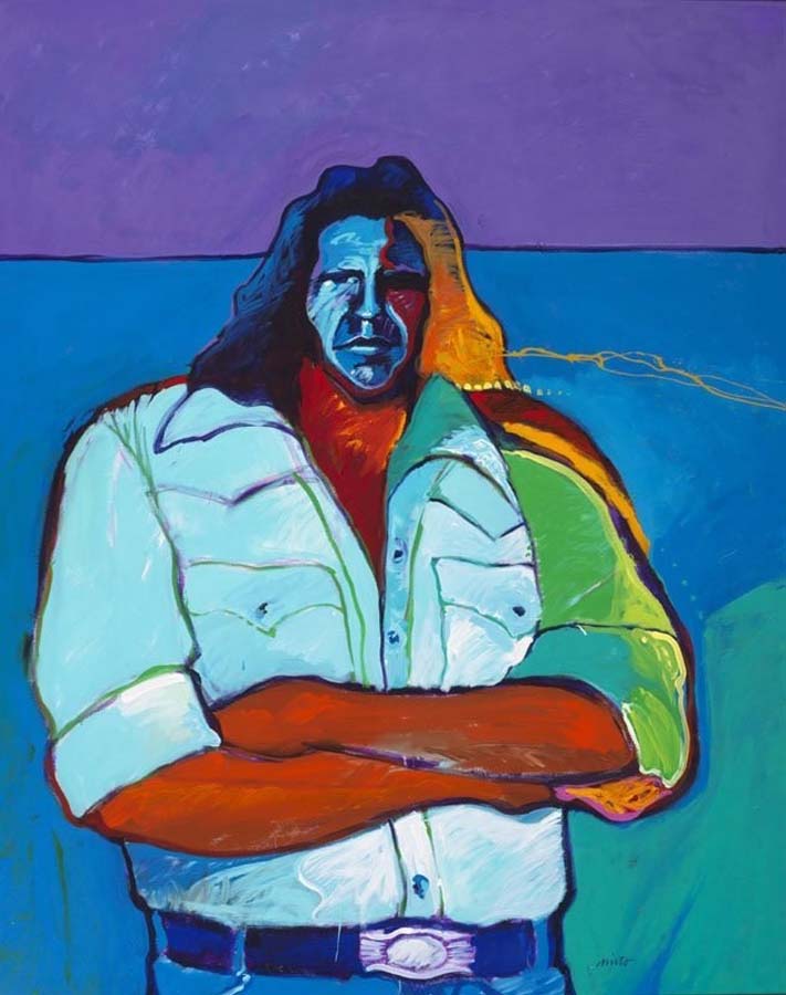 Image of Fritz Scholder by John Nieto