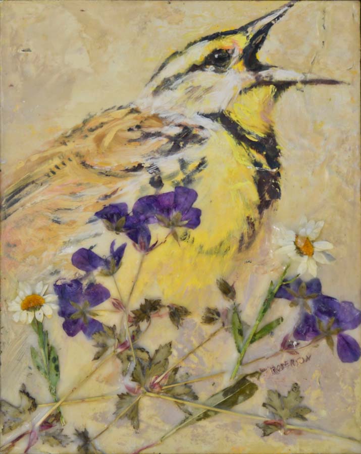 Image of Meadowlark Singing by Mary Roberson