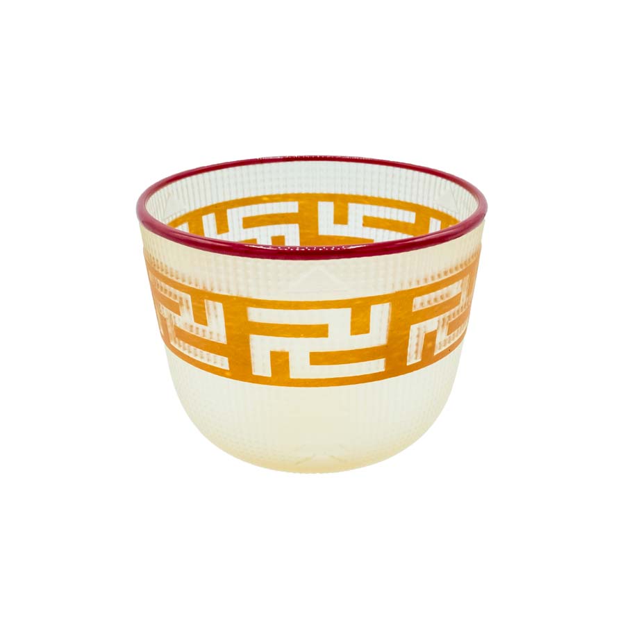 Image of Tlingit Berry Basket- #B20-20 Cream/Red by Preston Singletary