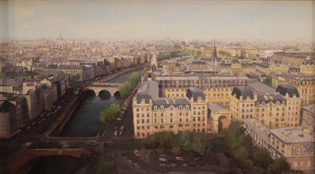 Image of April in Paris (view from Notre Dame Cathedral)   by Brad Aldridge