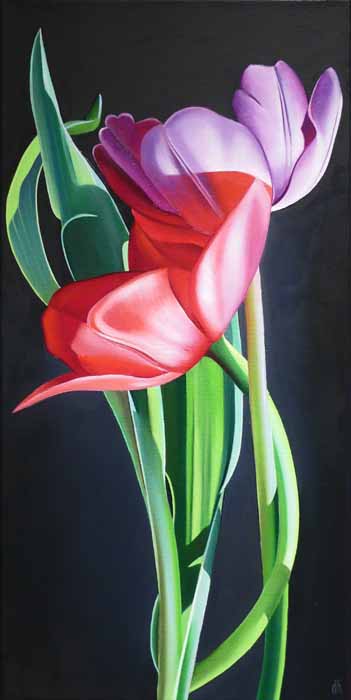 Image of It's the Little Things, Two Tulips by Dyana Hesson