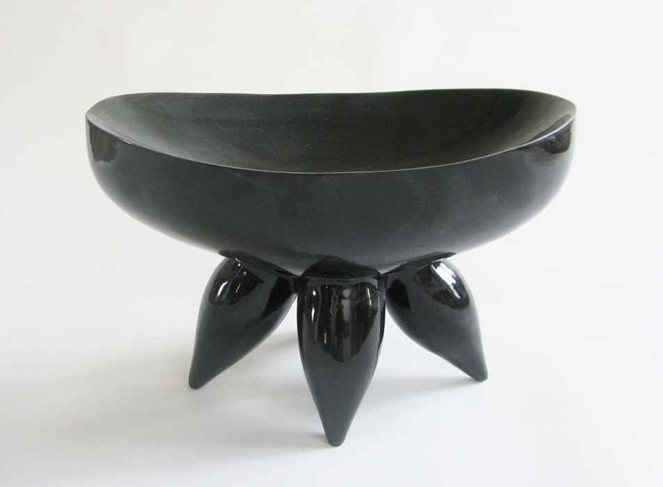 Image of Balanced Black Bowl by Eric Boos