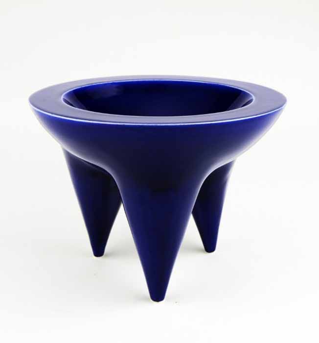 Image of Blue Flat Top Bowl by Eric Boos