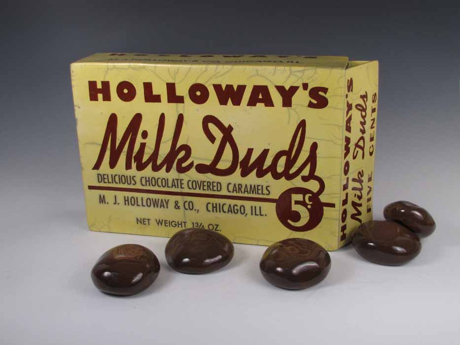 Image of Milk Duds candy box w 5 candies by Karen Shapiro