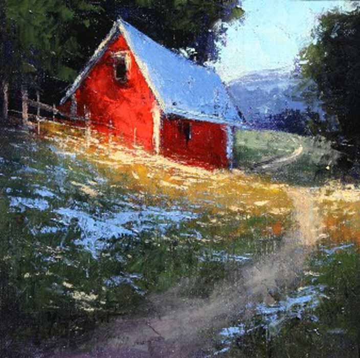 Image of Little Red Barn by Romona Youngquist