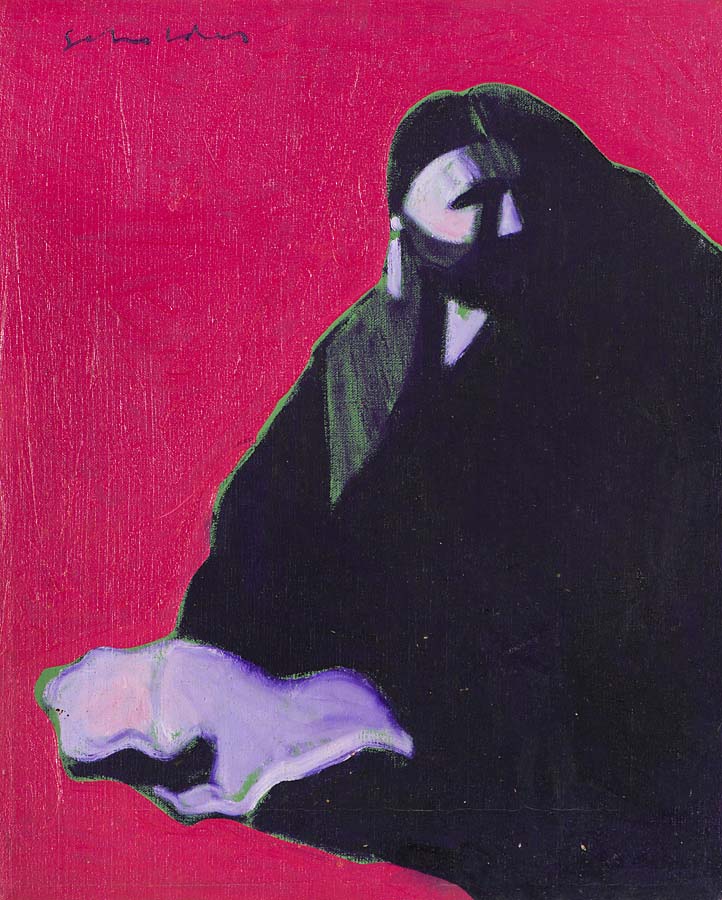 Image of Indian Seller by Fritz Scholder