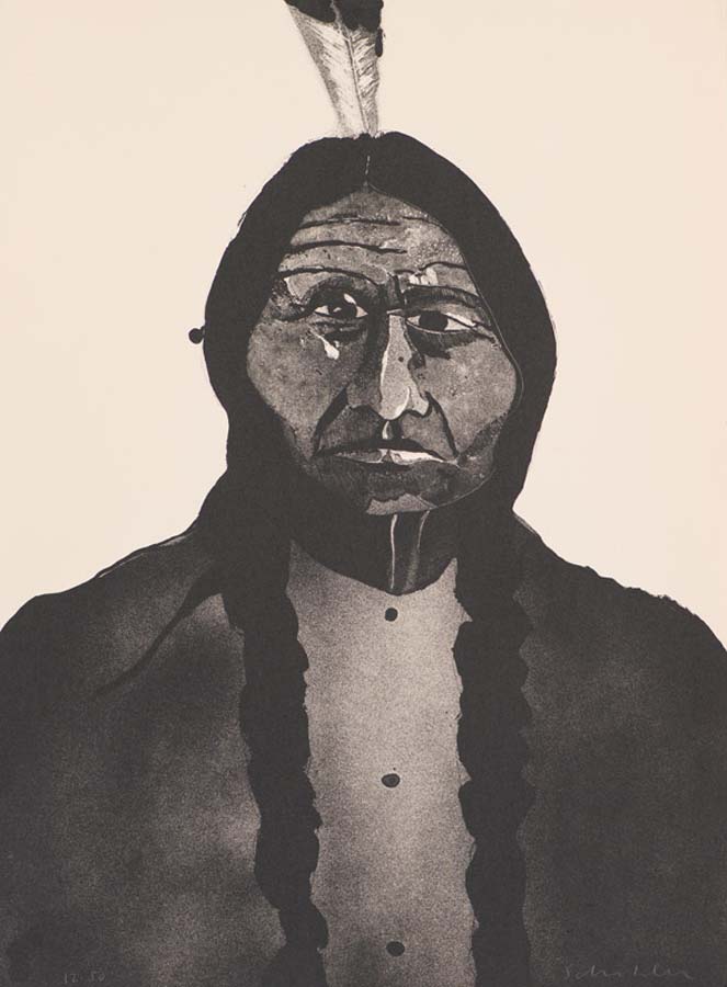 Image of Portrait of an American #2 by Fritz Scholder