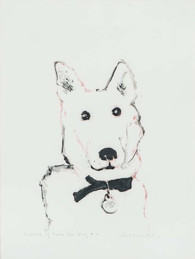 Image of Portrait of Felix the Dog #2 by Fritz Scholder