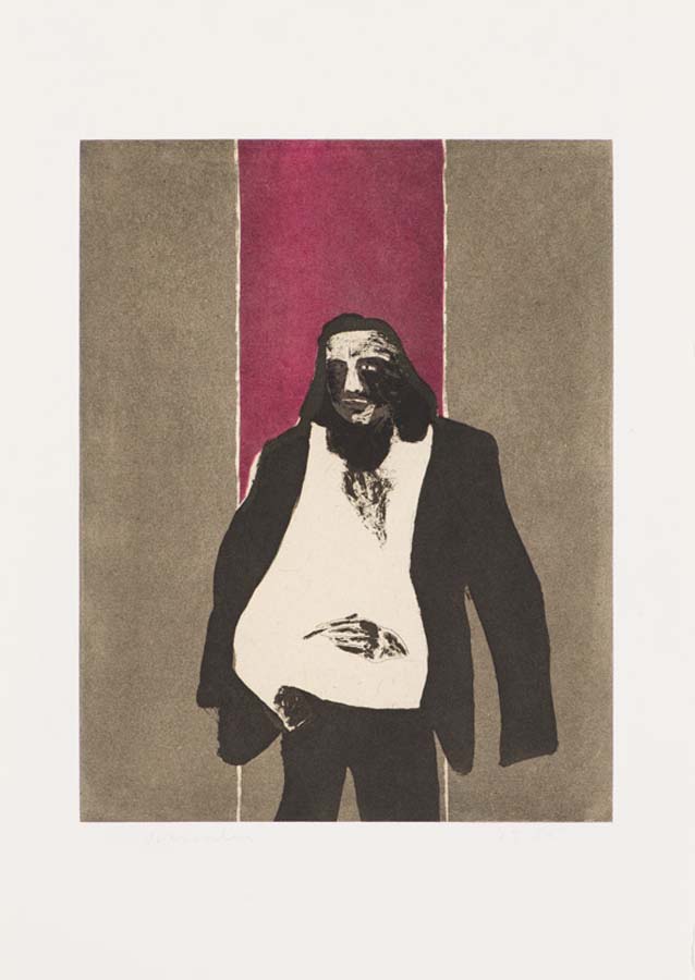 Image of Self Portrait in Roma by Fritz Scholder