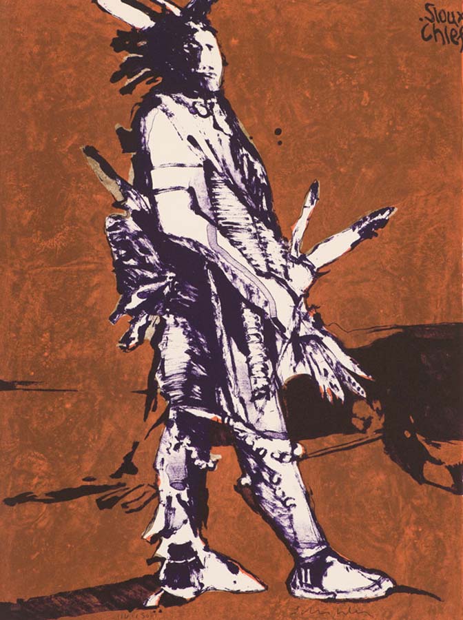 Image of Sioux Chief by Fritz Scholder