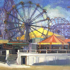 Image of Boardwalk Dawn by Francis Livingston