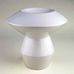 Image of White Geometric Bowl by Eric Boos