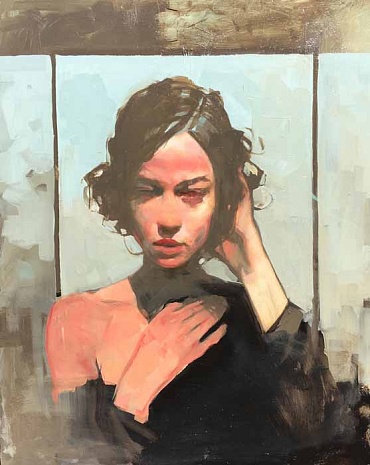 Image of Woman in Blue by Michael Carson