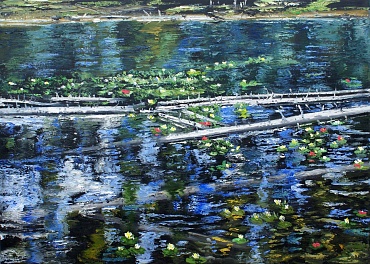 Image of String Lake - Lilies by James Pringle Cook