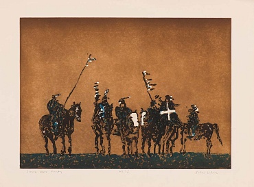 Image of Sioux War Party by Fritz Scholder