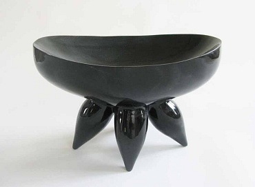 Image of Balanced Black Bowl by Eric Boos