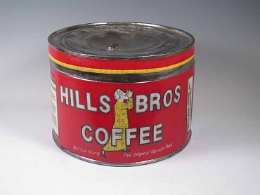 Image of Hills Bros Coffee Tin by Karen Shapiro