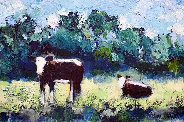 Image of Deer Creek Herefords #4 by Theodore Waddell