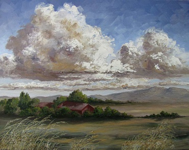 Image of Billows Over the Foothills by Cyndy Carstens