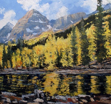 Image of Maroon Bells Creek by James Pringle Cook