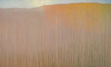 Image of Lowering Sun and Fading Autumn Forest by David Grossmann