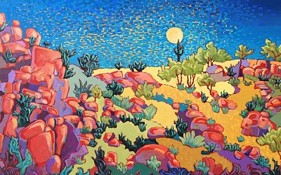 Image of Cactus Moon by Claudia Hartley