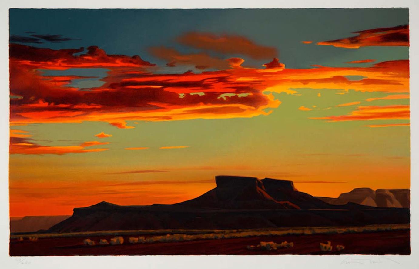 Image of Red Desert Sunset by Ed Mell