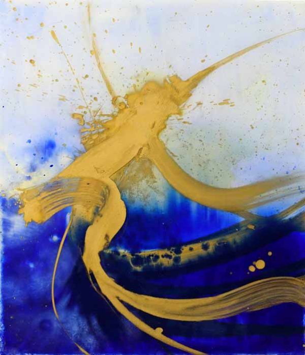 Gold Path Over Blue by Quim Bové