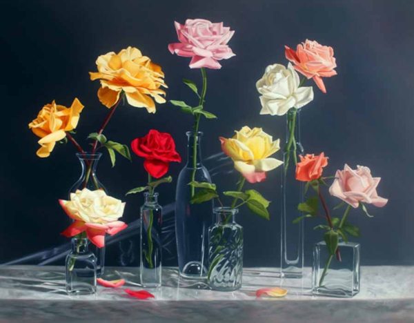 Late Summer Roses by Jane Jones