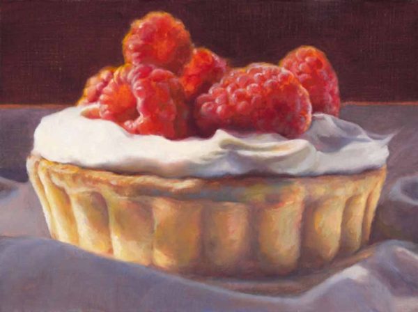 Raspberry Cream Tart by Kathrine Lemke Waste