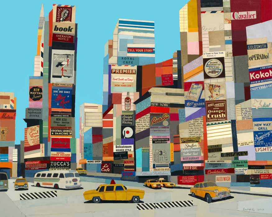 Image of Times Square Orange Crush by Andy Burgess