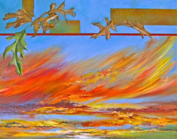 Leaves Over Light by Cyndy Carstens