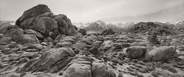 Alabama Hills and Sierra Nevada, CA by Jay Dusard