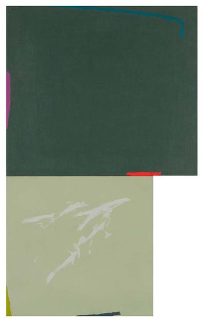 Hooligran Creek (diptych) by Dorothy Fratt