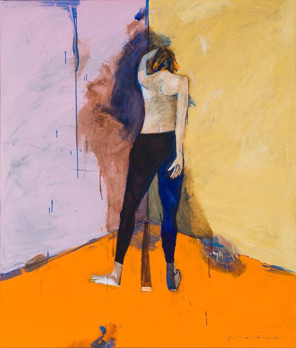 Mystery Woman in Corner by Fritz Scholder